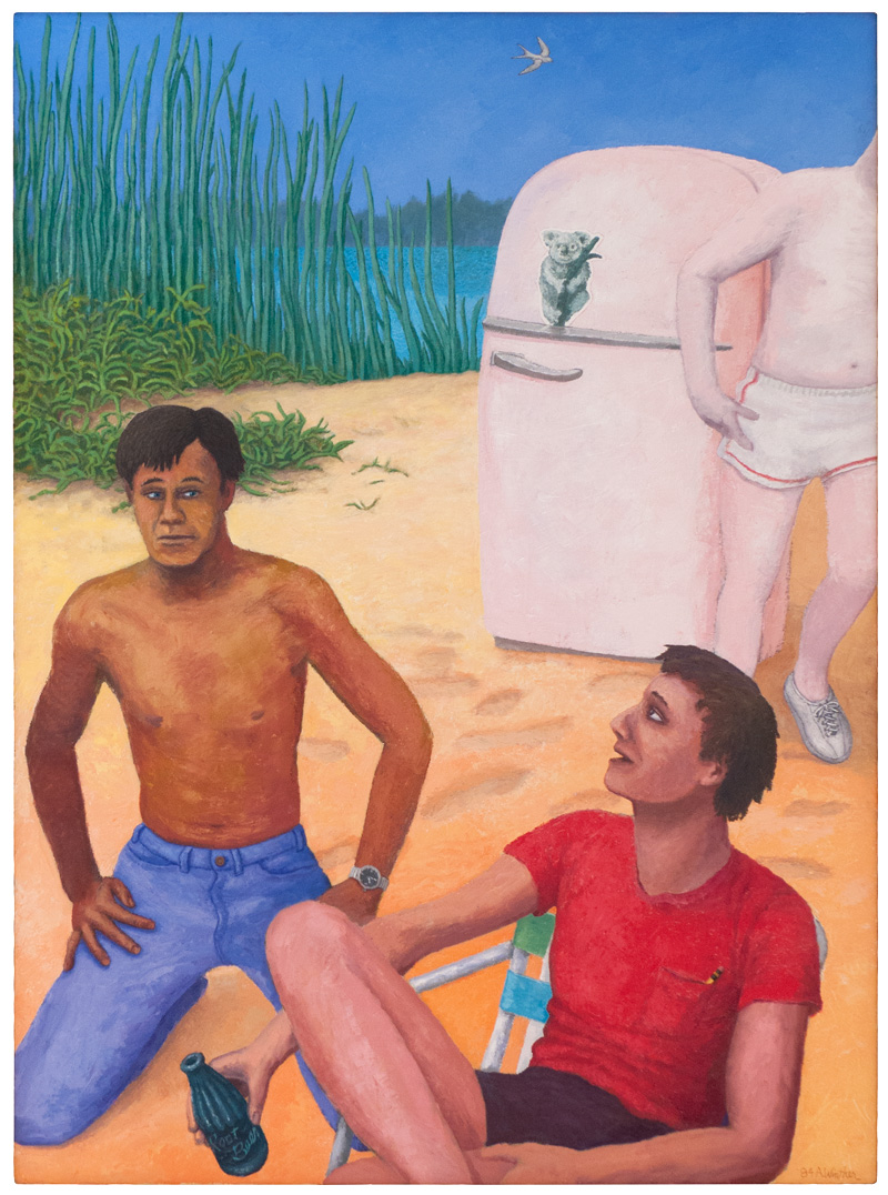 Billabong; 1984; 54" x 40"; oil on canvas