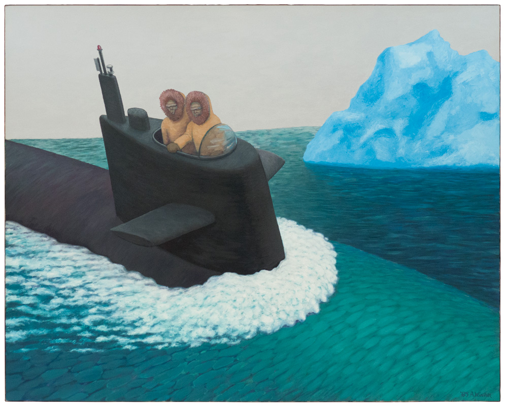 Melting Icecaps; 1985; 48" x 60"; oil on canvas